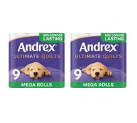 Andrex Supreme Quilts Mega Toilet Roll 9 Mega Rolls 135 Standard 3ply 25 T