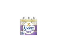 Andrex Supreme Quilts Quilted Toilet Paper 36 Roll Pack (4474121) - 25% Thicker for Ultimate Comfort with Air Pocket Texture