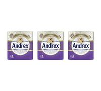 Andrex Supreme Quilts Quilted Toilet Paper 4Roll Pack Of 3