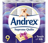 Andrex Supreme Quilts Toilet Tissue - 9 Rolls