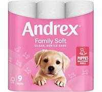 Andrex Toilet Roll 2 Ply 1102053 9 Rolls of 279 Sheets