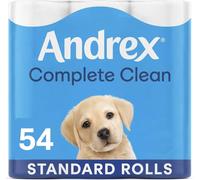 Andrex Toilet Roll - Classic Clean Toilet Paper, 54 Toilet Rolls