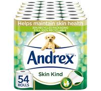 Andrex Toilet Roll - Skin Kind Toilet Paper with Aloe Vera Extract, 54 Toilet Rolls