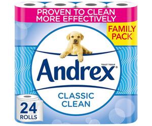 Andrex Toilet Rolls, Classic White, Supreme Quilts, Skin Kind Or Smooth Touch
