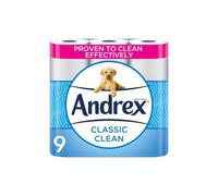 Andrex Toilet Tissue Classic Clean 9 Rolls