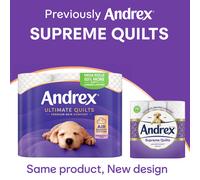 Andrex Ultimate Quilts 24 Mega Toilet Rolls 36 Standard Toilet Rolls