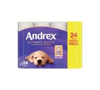 Andrex Ultimate Quilts Toilet Roll 3-Ply 115 Sheets Per Roll (Pack of 24) 4475901