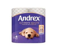 Andrex Ultimate Quilts Toilet Roll 3-Ply 115 Sheets Roll 6x4 Pack 24