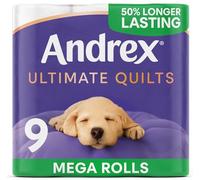 Andrex Ultimate Quilts Toilet Roll - 9 Mega Toilet Rolls