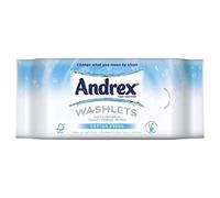 Andrex Washlets Cotton Fresh Moistened Toilet Tissue Wipes Refill (40) - Pack of 2