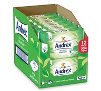 Andrex Washlets Flushable Wipes Aloe Vera Skin Kind 12 Pack