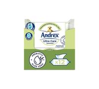 Andrex Washlets Ultra Care Biodegradable & Flushable 'Toilet Wipes' in White Andrex White