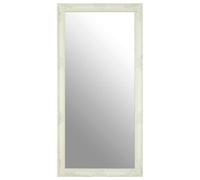 Andrey White and Gold Wall Mirror with Carved Detail