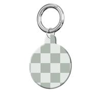 ANDRIU Compatible with Case Airtag Cover,Scratch-Resistant Cover with Loop Keychain Holder, Replacement Tracker Case for Wallet, Luggage, Dogs, and Pets(Mint Green Checkered)
