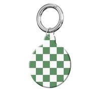 ANDRIU Compatible with Case Airtag Cover,Scratch-Resistant Cover with Loop Keychain Holder, Replacement Tracker Case for Wallet, Luggage, Dogs, and Pets(Green Checkered)