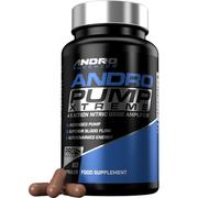 Andro Pump Xtreme Nitric Oxide Supplement for Men & Women | Nitric Oxide Booster with L-Arginine HCL, L-Arginine AAKG, L-Citrulline & Beetroot Powder Pre Workout Performance Support 60 Vegan Capsules