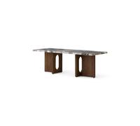 Audo Copenhagen - Androgyne Lounge Table, Dark Stained Oak / Grey Galaxy - Dark Stained Oak