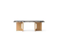 Audo Copenhagen - Androgyne Lounge Table, Natural Oak / Grey Galaxy - Grey Galaxy