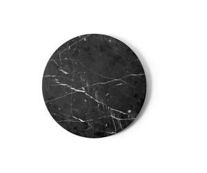 Androgyne Table Top For Side Table Ø42 Nero Marquina Marble