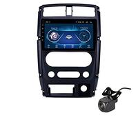 Android 10.0 Car Stereo for Suzuki Jimny 2007-2012, 9" HD Touchscreen GPS Navigation, Multimedia Player with WiFi, DSP, SWC, Reverse Camera, 4+64GB Storage