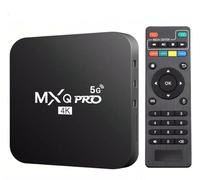 Android 10.0 TV Box, Android TV Box 2GB RAM 16GB ROM Allwinner H313 Quad-Core 64bit with WiFi USB 3.0 Ultra HD 6K H.265 WiFi Home TV Box