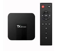 Android 10.0 TV Box, TX3 Mini Pro RAM 2GB ROM 16GB Quad Core Allwinner H313 Ultra 4K HDR AV1 Dual Band WiFi 2.4G/5.8G BT 4.2 Home Smart Streaming Media Player