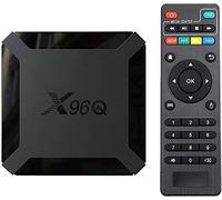 Android 10.0 TV Box,X96 Mini 2021 Upgraded Version X96Q 2GB RAM 16GB ROM Smart TV Box Allwinner H313 Quad Core Support 4K 3D Set Top Box X96 Mini Wifi Home Media Player