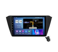 Android 11 Double Din Car Stereo Fit for Skoda Fabia 2015-2019 Head Unit Navigation Multimedia Player 9 Inch Support Wifi Bluetooth SWC Carplay DVR+Backup Camera
