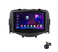 Android 12 Car Stereo Radio with GPS Navigation For Toyota Aygo/Peugeot 108/Citroen C1 2015-2020 9 Inch Touchscreen Car Radio Bluetooth Multimedia Player Support 4G/WIFI/Carplay/Android Auto/USB/DSP(X