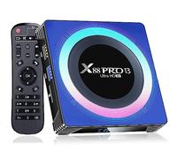 Android 13.0 TV Box 2025, Android Box 4GB RAM 64GB ROM with WiFi 6 8K 6K 4K, TV Box Android RK3528 Quad-Core 2.4G/5G Dual-WiFi Bluetooth 5.0 USB 3.0 100M Ethernet Smart TV Box