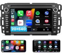 Android 13 [2G+64G] Car Radio for GMC Sierra Yukon Chevrolet Buick Chevy Silverado,7 Inch Touch Screen Stereo with GPS WiFi SWC Wireless Apple CarPlay Android Auto