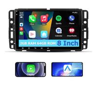 Android 13 [2G+64G] Car Radio for GMC Sierra Yukon Chevrolet Buick Chevy Silverado,8 Inch Touch Screen Stereo with GPS SWC Wireless Apple CarPlay Android Auto