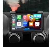 Android 13 [2GB+64GB] Car Radio Stereo Compatible for Jeep Wrangler JK Gand Cherokee Dodge Ram 1500 with Wireless CarPlay Android Auto