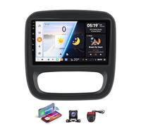 Android 13 Autoradio 9" HD GPS, 4G LTE Bluetooth 5.0, CarPlay, Android Auto, FM RDS DAB+ Radio, DVR Camera for Renault Trafic 3 (2014-2021) - Upgrade Your Driving Experience!
