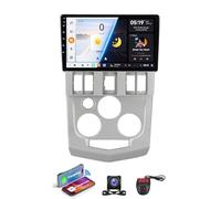 Android 13 Car Radio 9" HD GPS Navigation, 4G LTE Bluetooth 5.0, CarPlay, Android Auto, FM RDS DAB+ for Renault Logan 2004-2009 (NF-6) - DVR & DSP Support