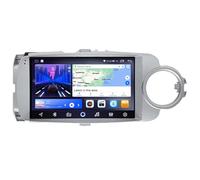 Android 13 Car Radio 9 Inch TouchScreen for Toyota Yaris 2012-2017 RHD with CarPlay Android Auto Navigation Bluetooth WiFi FM USB Rear View Camera SWC Split Screen(1+32GB 4Core)