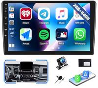 Android 13 Car Radio for Ford Transit 2020-2024, 2G+64G 10 inch Touch Screen Car Stereo with Wireless CarPlay Android Auto Head Unit Support Bluetooth/GPS/WiFi/RDS/FM/HD Back-up Camera (High-End)