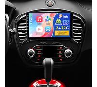 Android 13 Car Radio for Nissan Juke 2010-2014, 2 Din Car Radio Receiver, 2+32G Wireless Carplay Android Auto with 9 inch Touchscreen Bluetooth WiFi EQ Mirror Link GPS Sat Navi SWC Backup Camera Mic