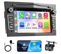 Android 13 Car Radio for Opel/Vauxhall Corsa Astra Antara, 2G+64G 7Inch Double Din Stereo with Wireless Carplay&Android Auto Support Bluetooth/Voice Control/GPS/WiFi/Back-up Camera/SWC/FM