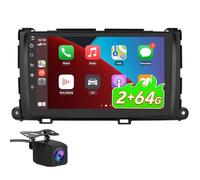 Android 13 Car Radio for Toyota Sienna 2011-2014 with Backup Camera, 9 Inch Touch Screen Stereo with Wireless CarPlay Android Auto/BT/GPS/FM/SWC Radio 2GB 64GB