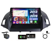 Android 13 Car Radio Stereo for Ford Escape 2013-2018, 9" 1280×800 Touch Screen Head Unit (4-Core + 64G ROM, 5G WiFi) with Wireless CarPlay & Android Auto, Bluetooth, GPS, DSP EQ, HiFi Sound, Backup C