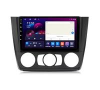 Android 13 Car Stereo 9" Double Din Touch Screen Radio for BMW 1 Series E81 E82 E87 E88 (2008-2012) with CarPlay, GPS Navigation, AHD Backup Camera, Steering Wheel Controls (B,S1 1G+32G)