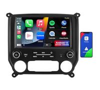 Android 13 Car Stereo for Chevy Silverado GMC Sierra 2014-2018 with Original Knob Car Style, 10 Inch Wireless CarPlay Android Auto/BT/GPS/FM/SWC Radio 2GB 32GB
