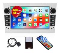 Android 13 Car Stereo for Vauxhall Corsa Astra Vivaro Zafira Combo Meriva Antara 1G+32G Support Mirror Link 7" Touch Screen Car Radio with Bluetooth GPS WiFi FM RDS Radio EQ USB SWC Head Unit (Silver)
