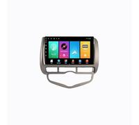 Android 13 Double Din sat nav car screen 9'' car Display for Honda Fit Jazz 2004-2007 with sat nav BT FM radio rear view camera cooling fan Mirror Link(2G+32G)