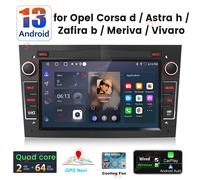 Android 13 Sat Nav RADIO GPS For Vauxhall/Opel Astra Corsa Vectra Stereo 7" DAB+
