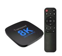 Android 13 TV Box ATV Dual Wifi With TV Apps 8K Video BT5.0+ RK3528 4K 3D Voice Media Player Set Top Box (MX10 128g)