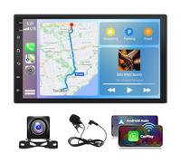 Android 13 Universal Car Stereo 7 Inch for Qashqai 2007-2011 for Juke 2010-2011 for X-trail 2001-2011 Car Radio with Wireless CarPlay Android Auto GPS WiFi FM/RDS Backup Camera, 2+32G