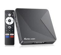 Android 14.0 TV Box 2025, Android Box 4GB RAM 32GB Storage, 4K Tv Box with S905X5M 2.0GHz Quad-core CPU WiFi 6 2.4G/5.8G Dual-WiFi 1000M Ethernet BT 5.0 USB 3.0 3D HDR10+ Smart Box for TV with Remote