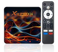 Android 14.0 TV Box, Android Boxes with 2GB RAM 16GB ROM RK3518 Quad-Core 64bit Cortex-A53 Support 2.4G /5G Dual Wifi6, 4K 10/100M Ethernet HDMI 2.0